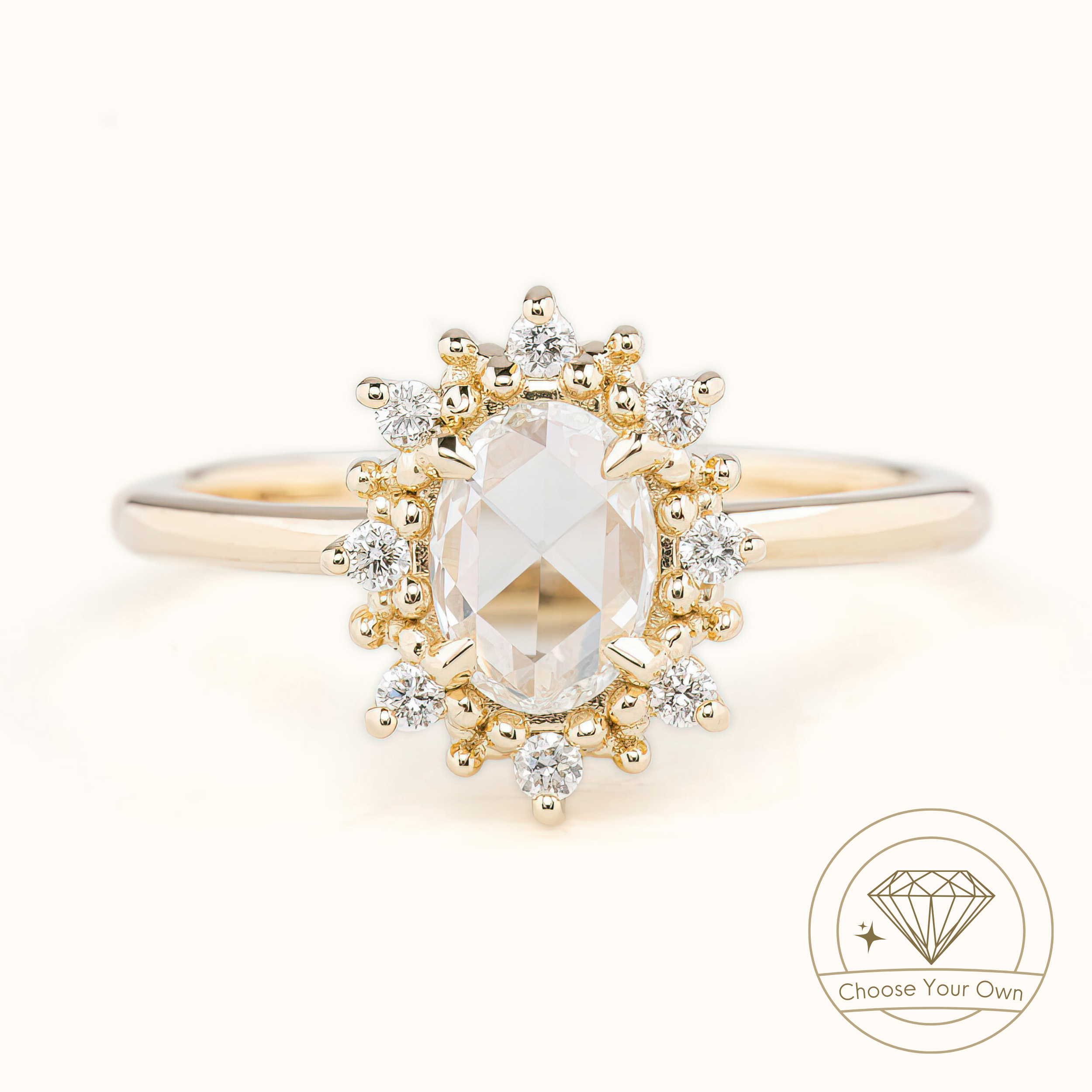 Victoria Oval Diamond Ring