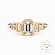Edith Round Diamond Ring