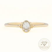 Iris Oval Diamond Ring