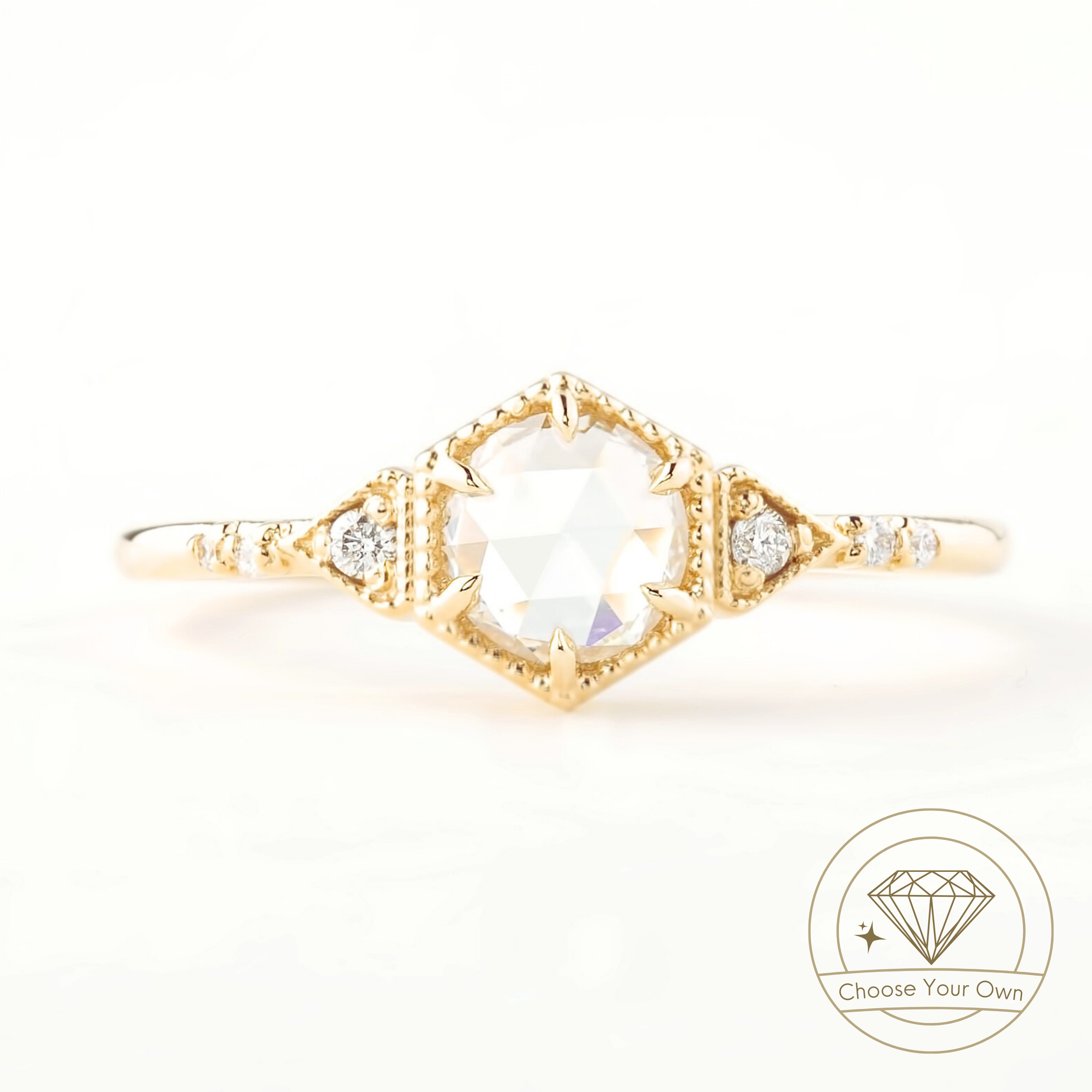 Agatha Round Diamond Ring
