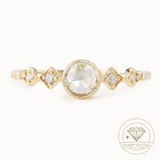 Celeste Round Diamond Ring