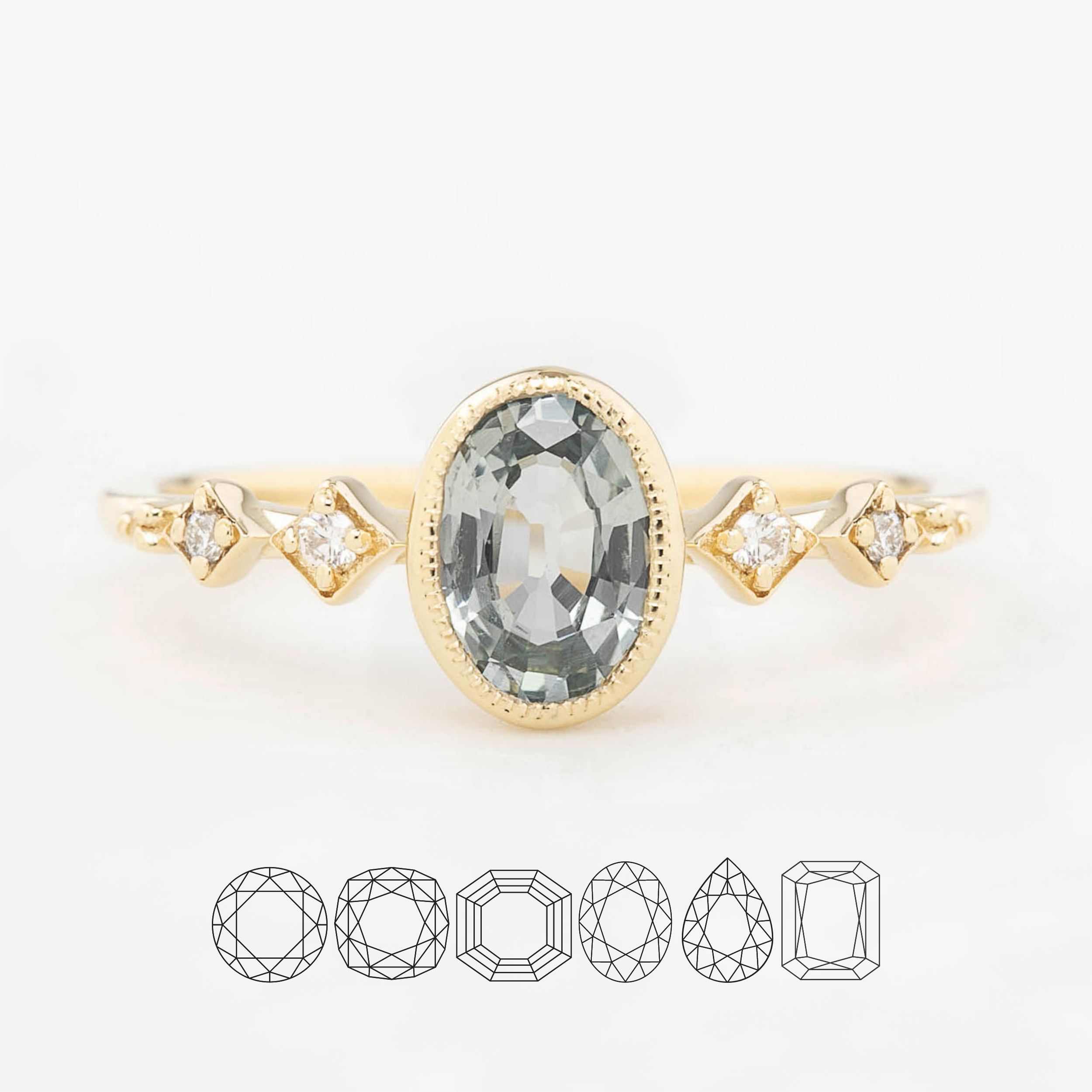 Celeste Bezel Setting