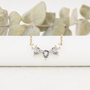 Gloria Necklace, Sapphire and Diamond