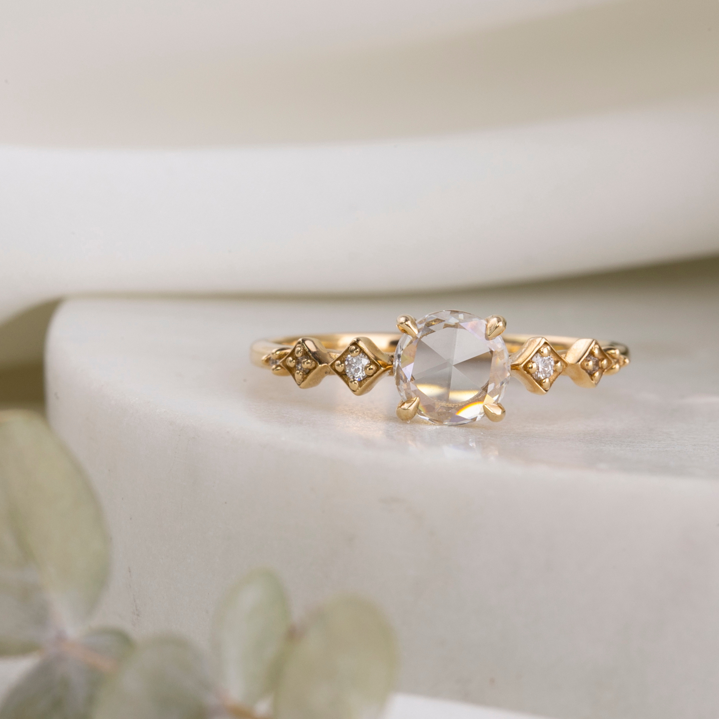 Celeste Round Diamond Ring