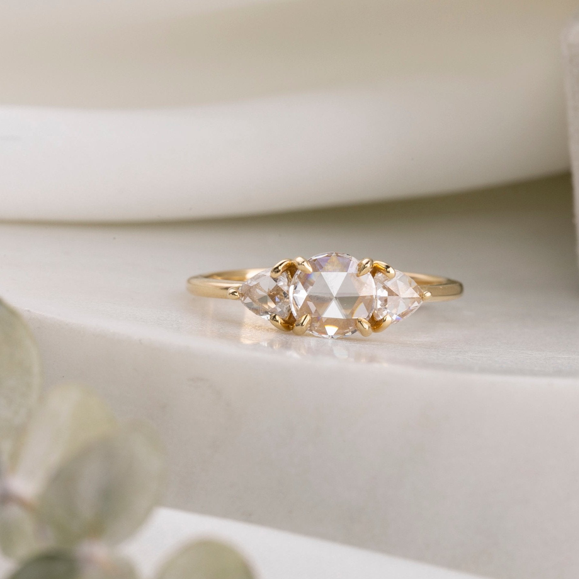 マディソンリング ローズカットダイヤモンド  0.5ct