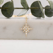 Starburst Diamond Pave Necklace