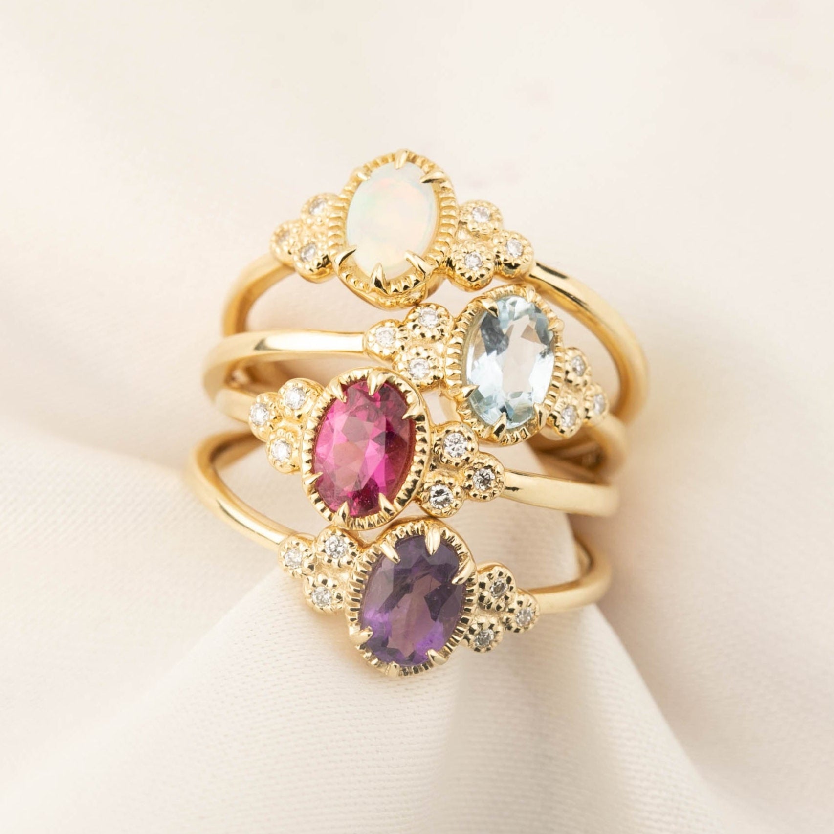 Birthstone Celine Ring