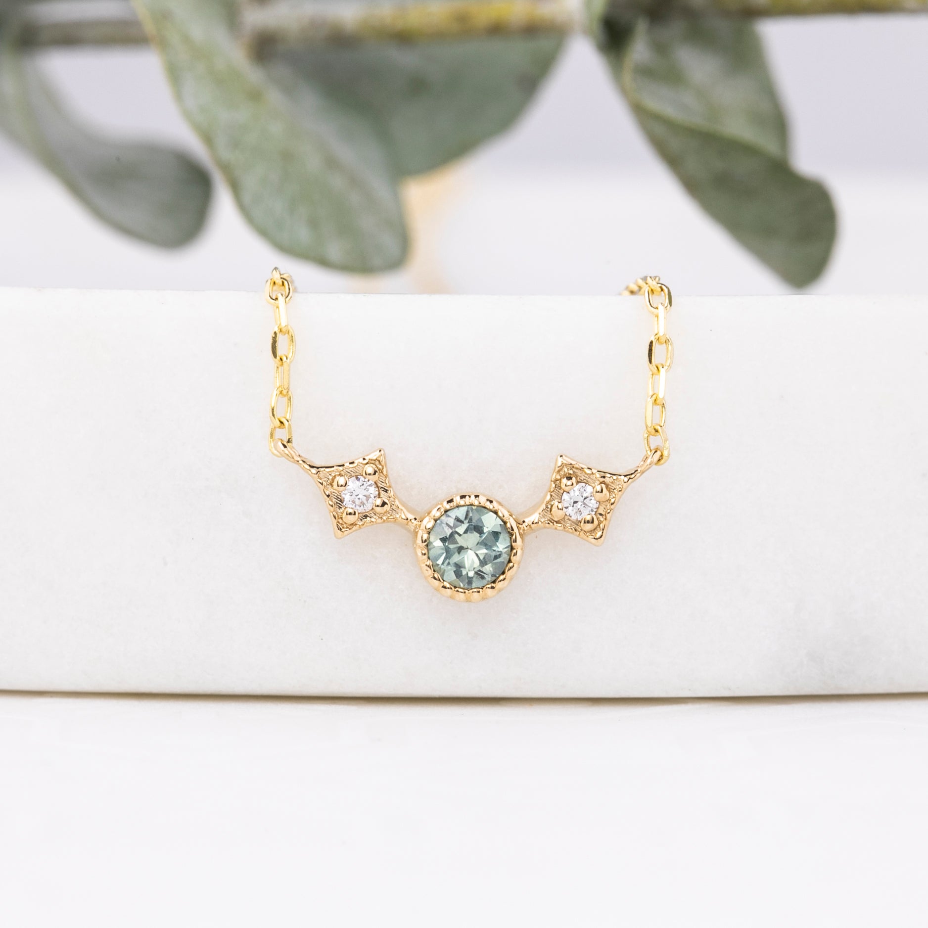 Moon & Star Necklace Setting