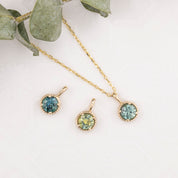 Dahlia Charm Necklace Setting (Round)