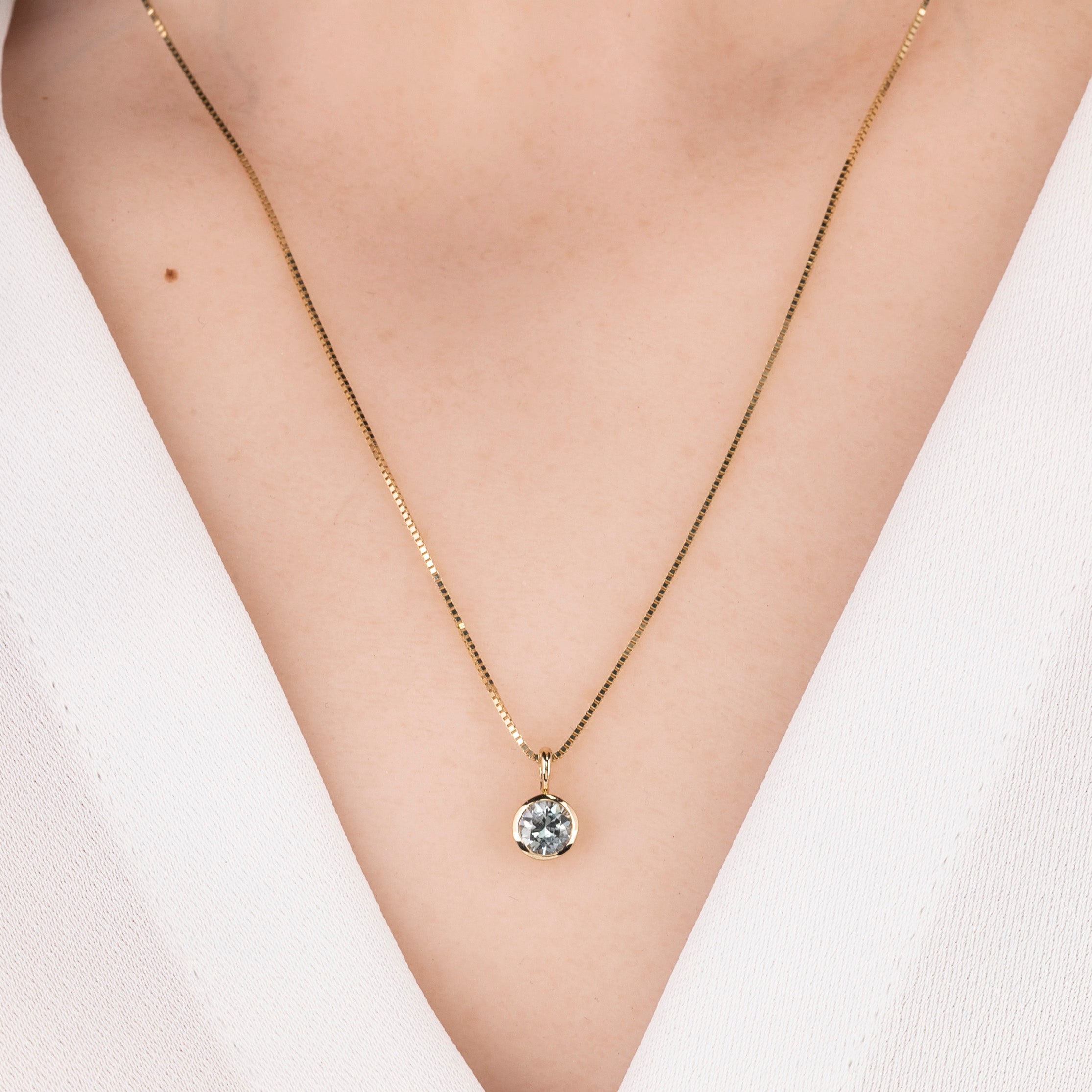 Patia Charm Necklace Setting (Round)