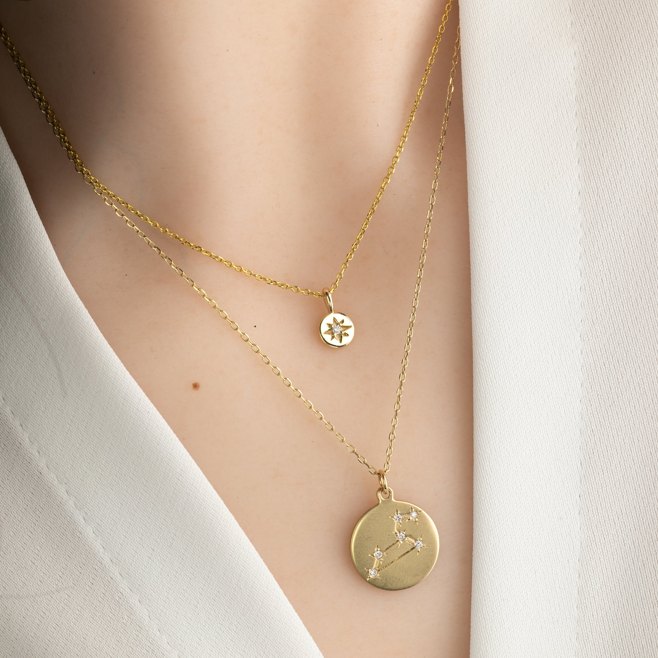 Birthstone Sirius Necklace (Charm option)