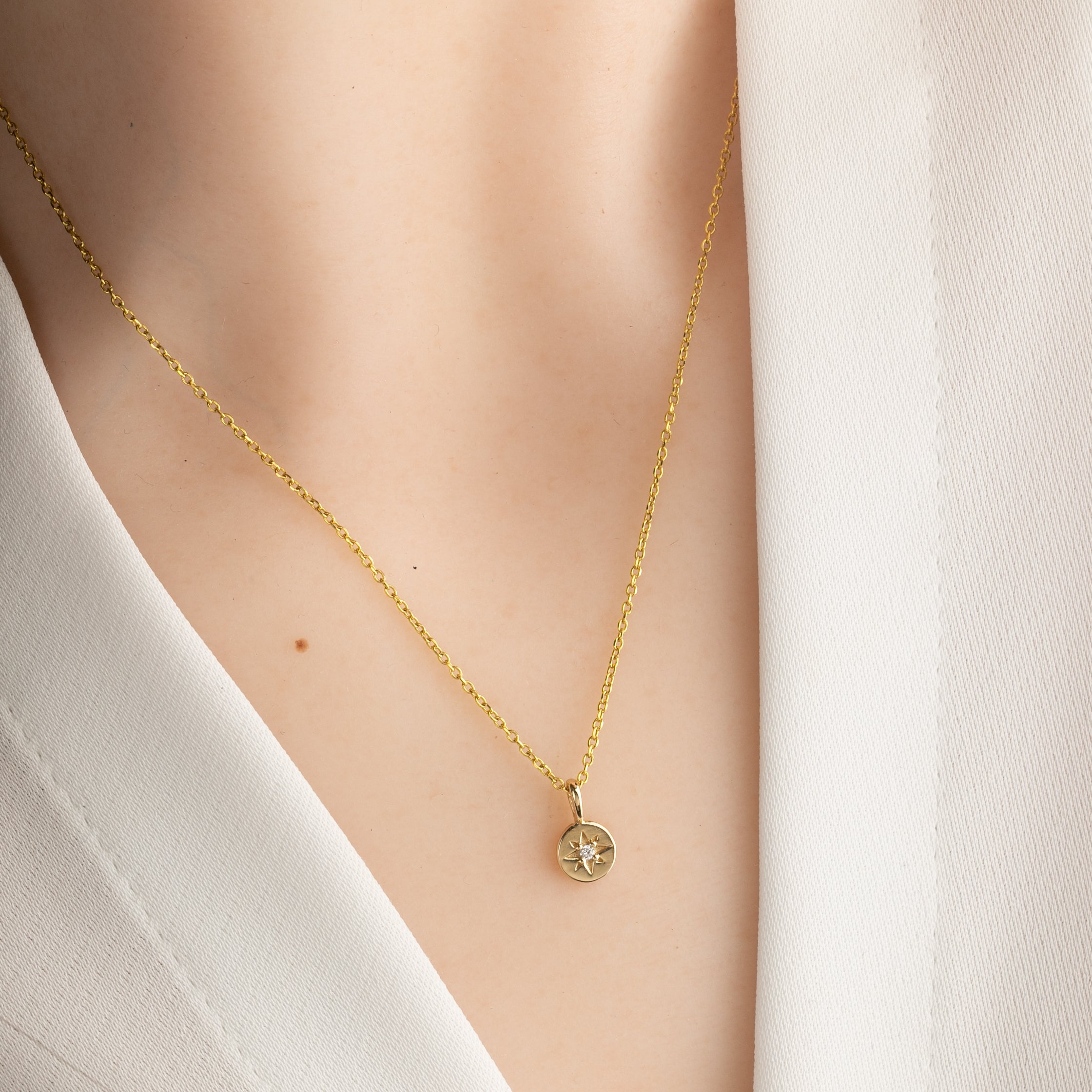 Birthstone Sirius Necklace (Charm option)