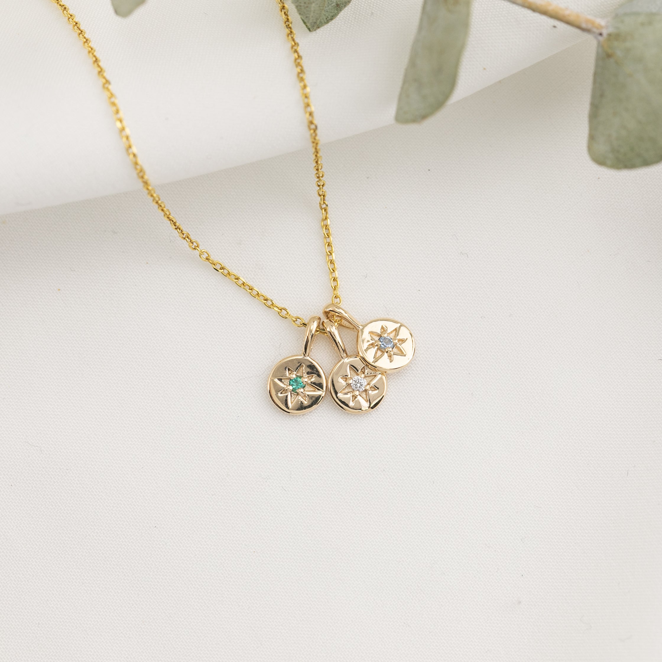 Birthstone Sirius Necklace (Charm option)