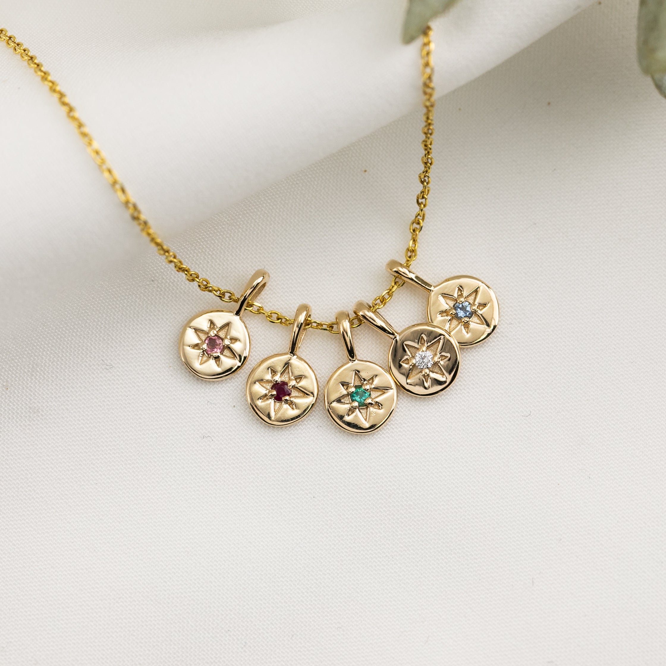 Birthstone Sirius Necklace (Charm option)