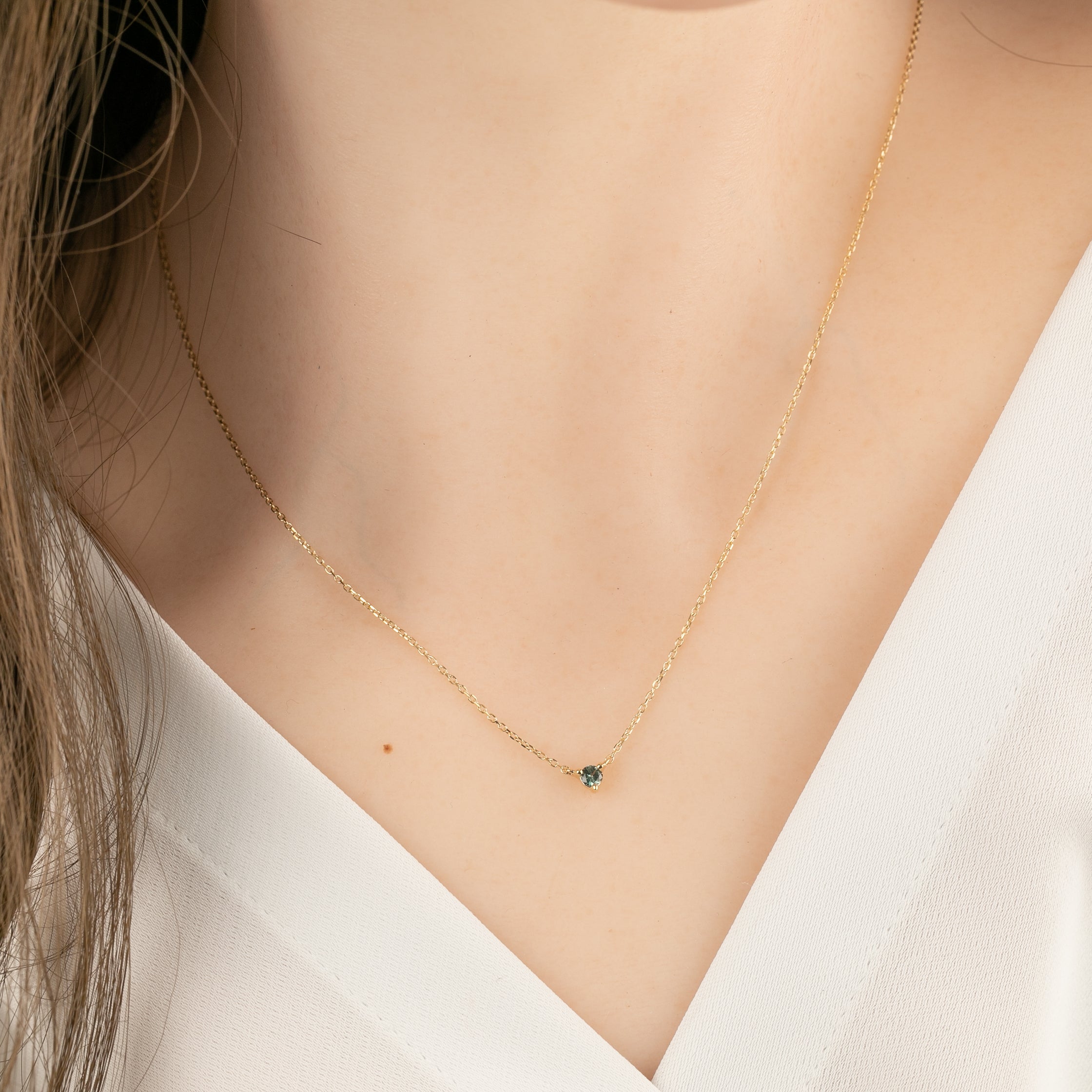 Montana Sapphire Whisper Necklace