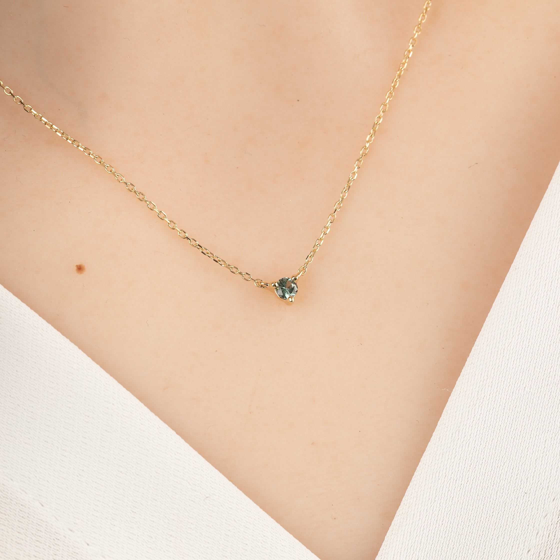Montana Sapphire Whisper Necklace