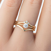 【一点物】アリスリング枠 ブリリアントカットダイヤモンド 0.25ct