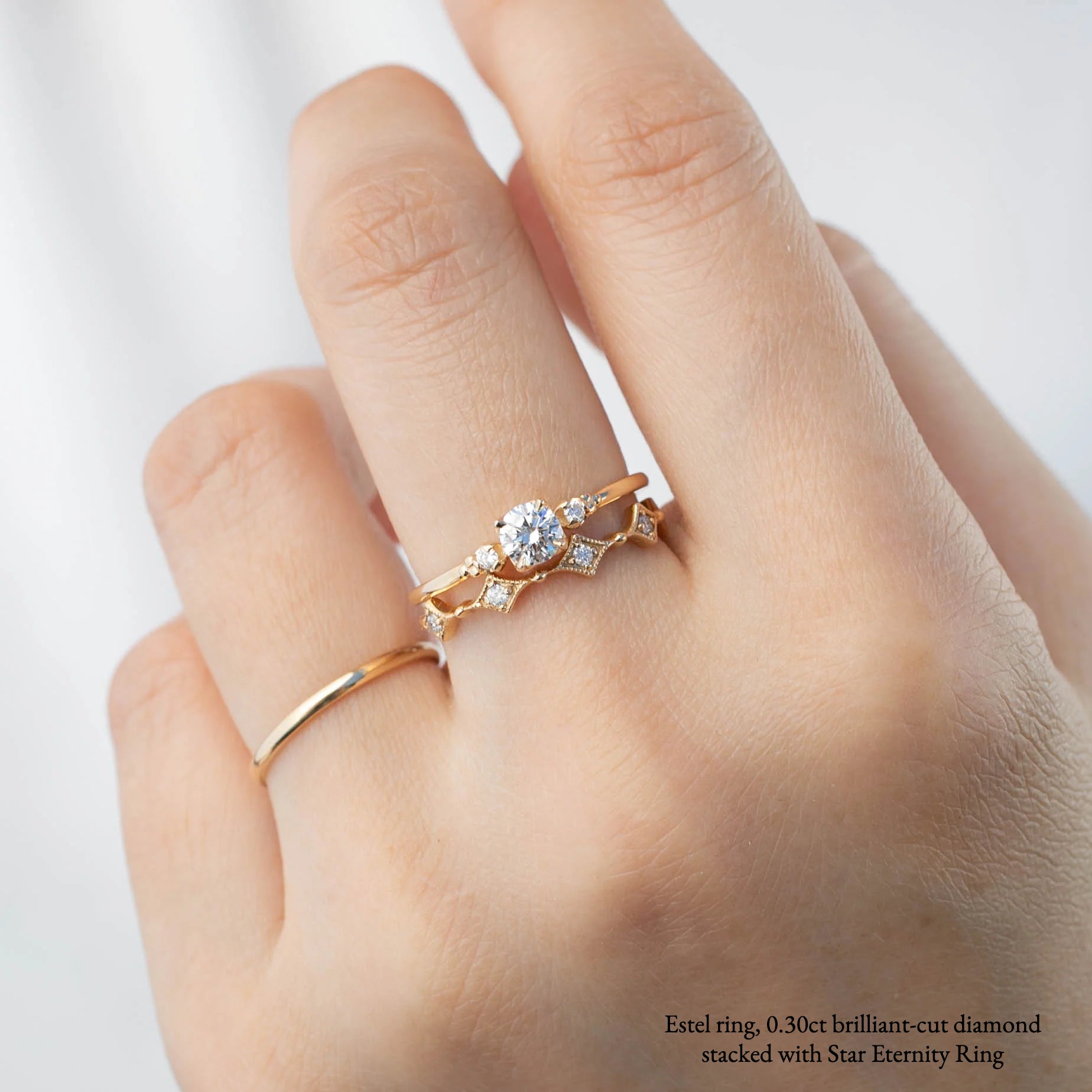 Estel Round Diamond Ring