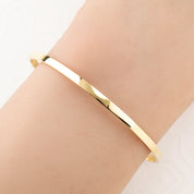 3mm Gold Bangle Bracelet