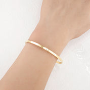 3mm Gold Bangle Bracelet