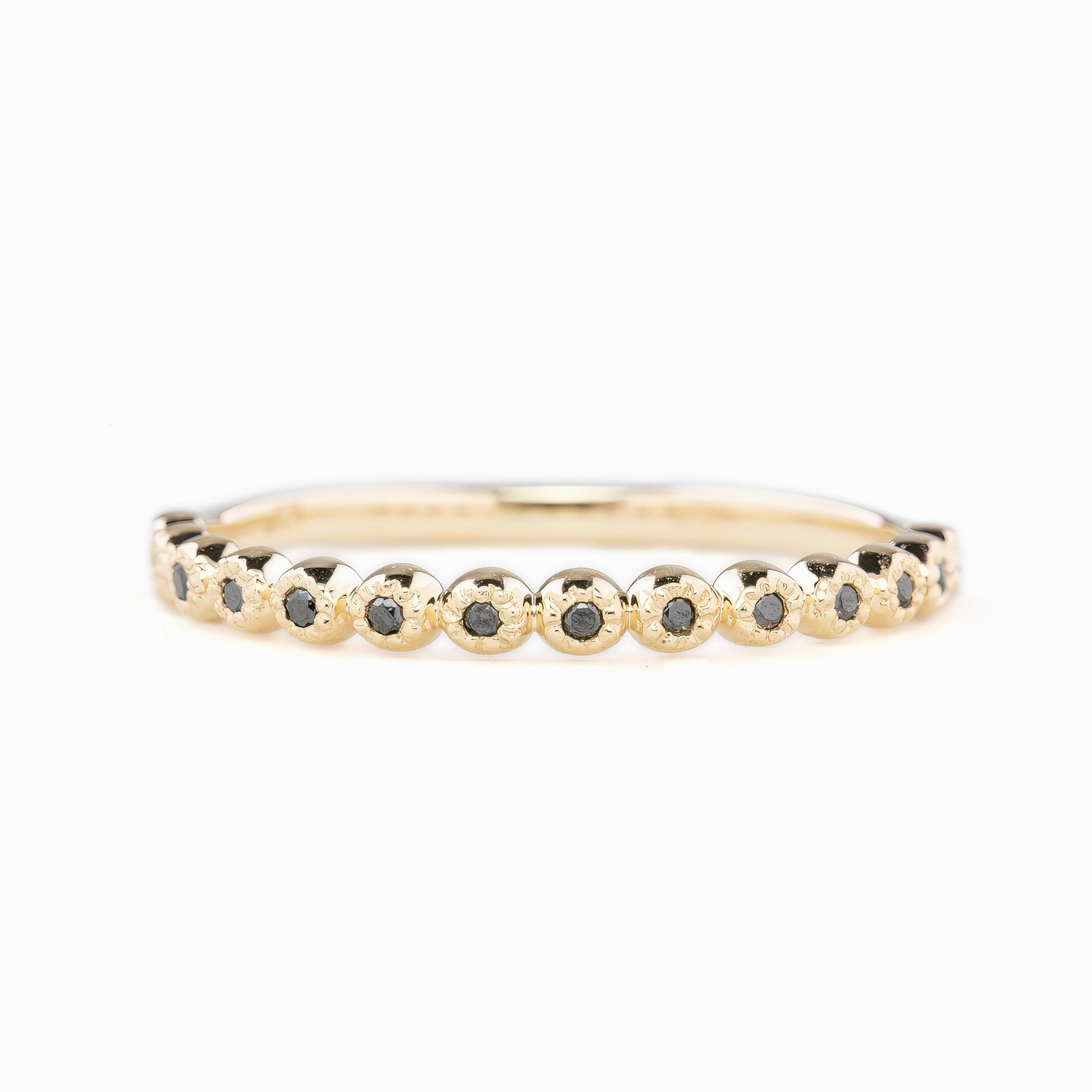 ダリア ブラック ダイヤモンド エタニティ リング Dahlia Black Diamond Eternity Ring
