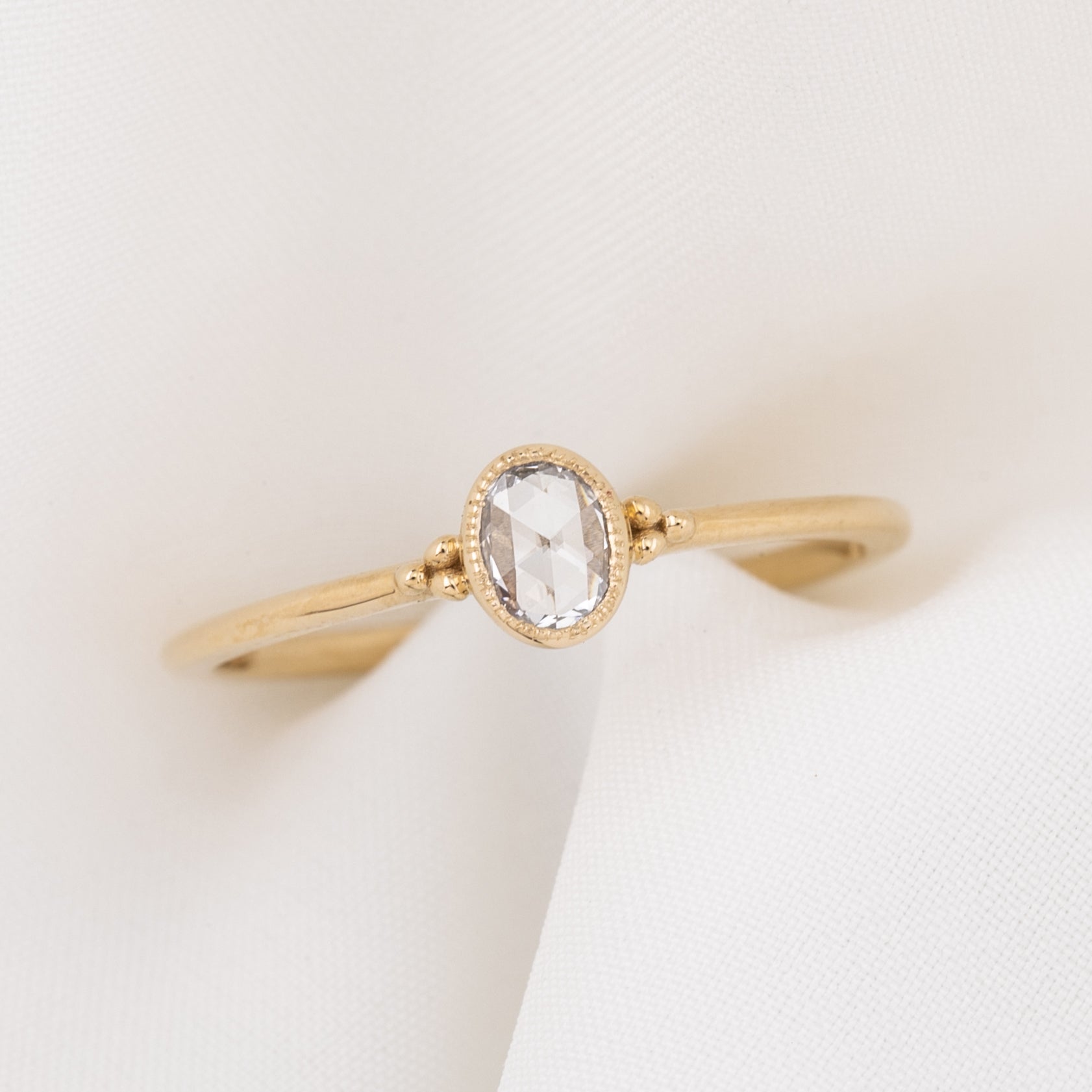 Iris Oval Diamond Ring