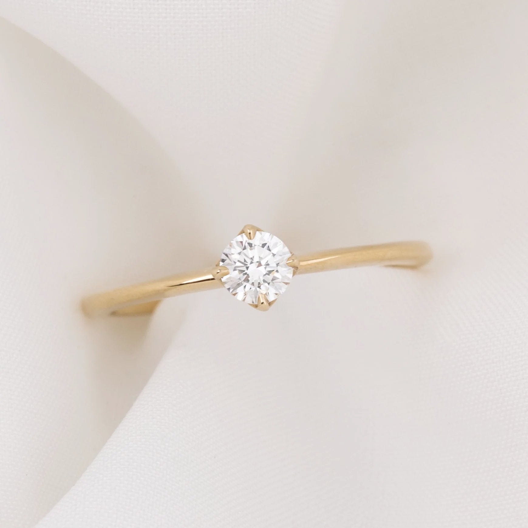 【一点物】アリスリング枠 ブリリアントカットダイヤモンド 0.25ct