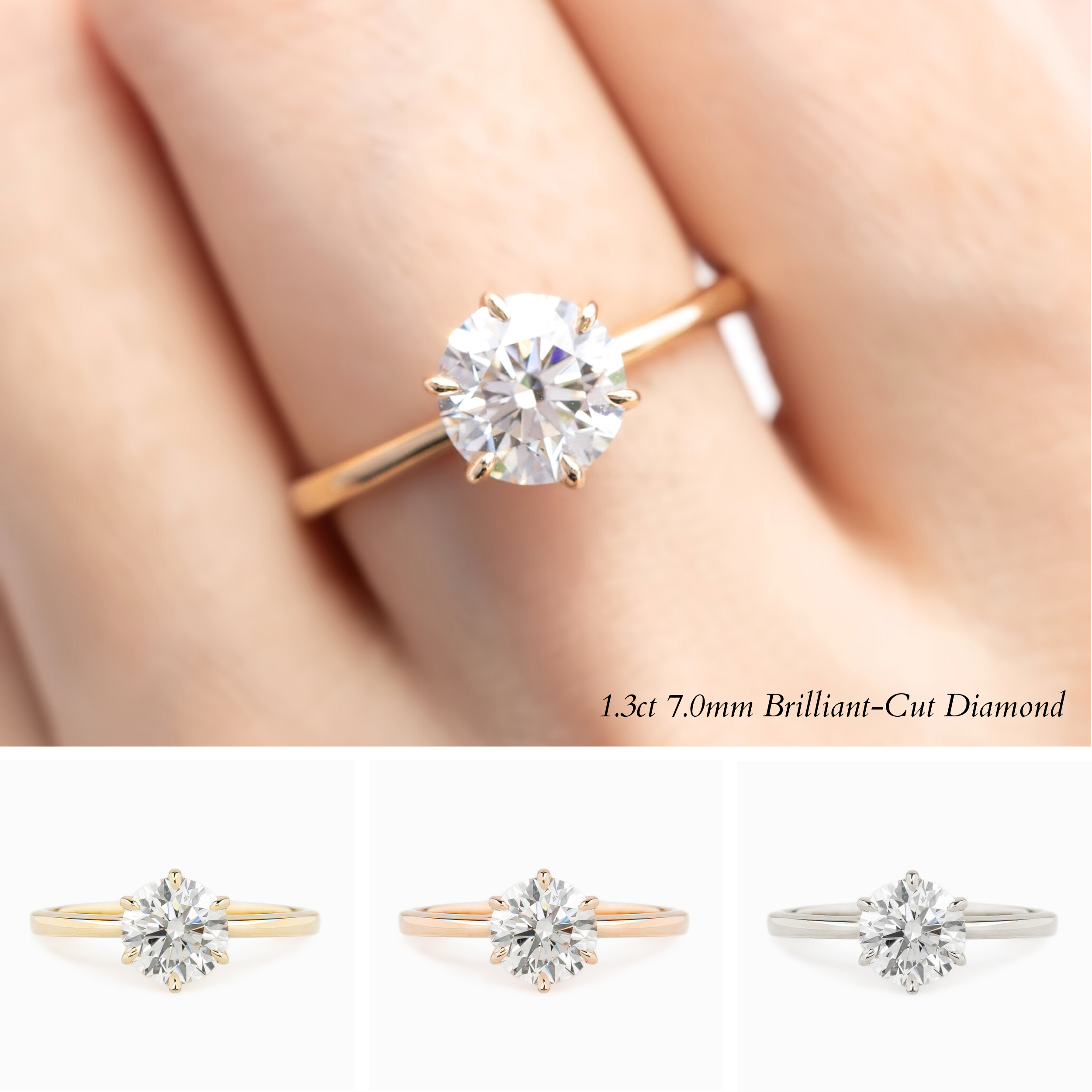 Floryn Round Diamond Ring