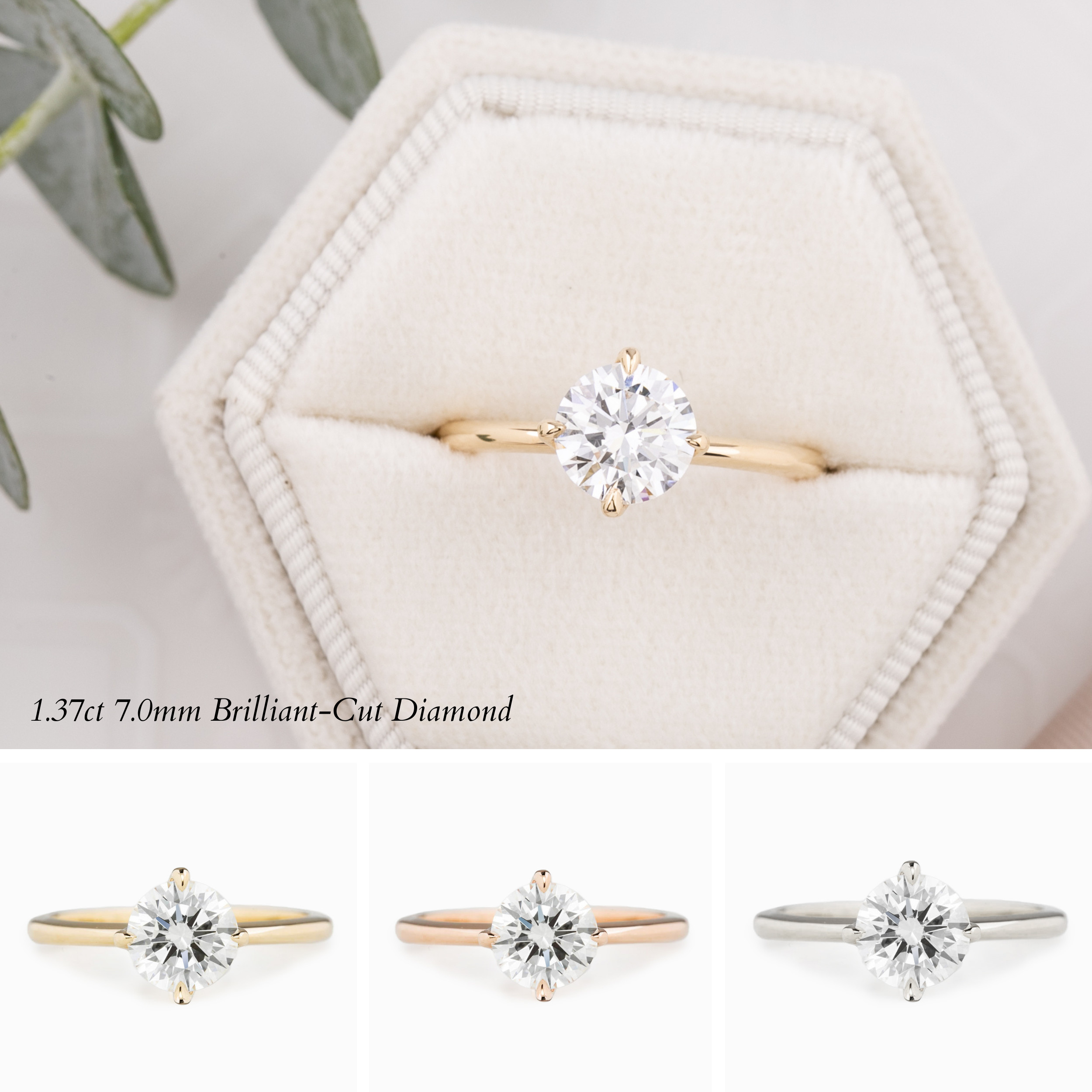 Alice Round Diamond Ring
