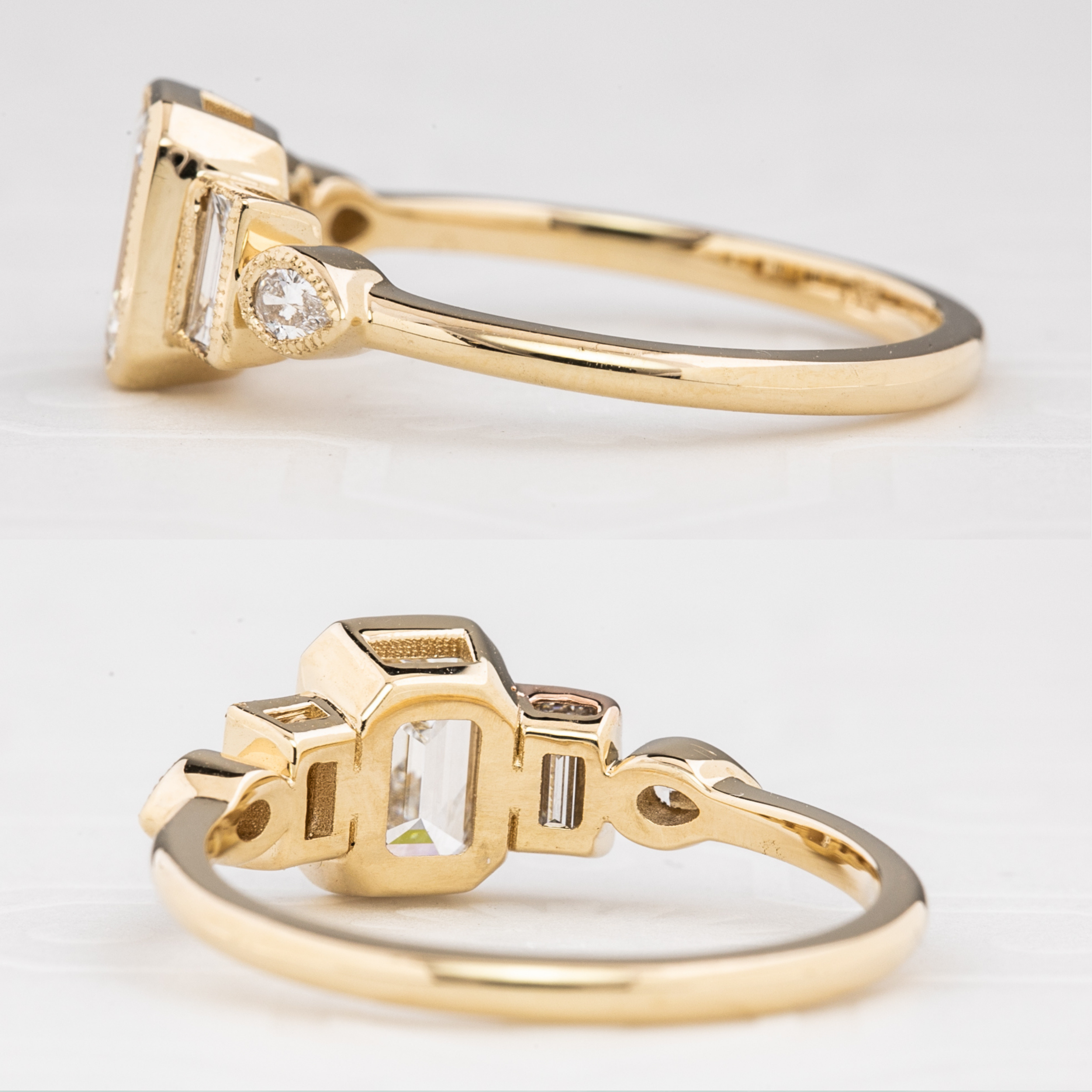 Edith Round Diamond Ring