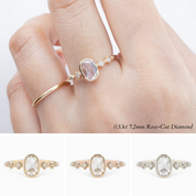 Celeste Oval Diamond Ring