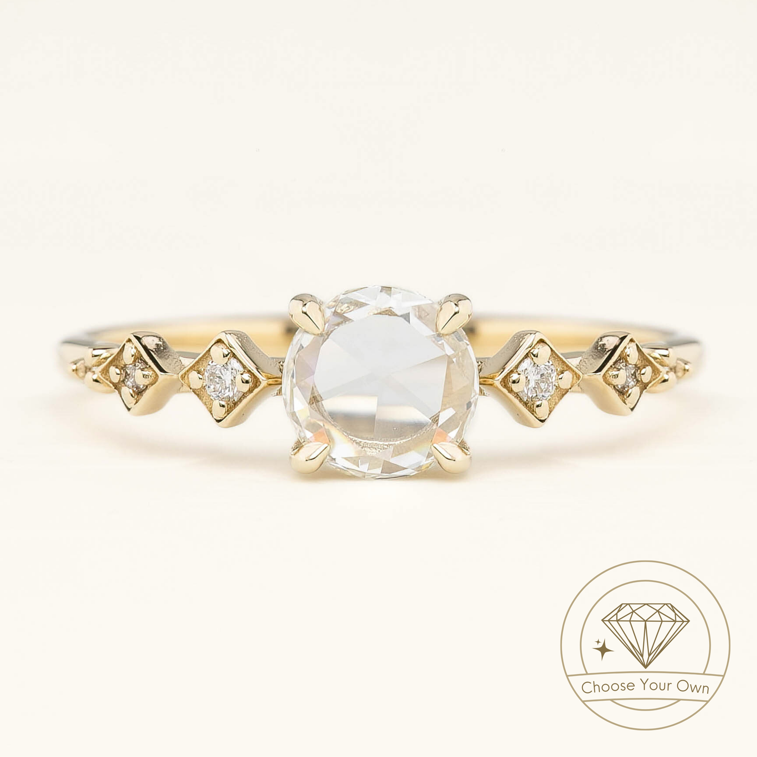 Celeste Round Diamond Ring