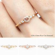 Mila Round Diamond Ring