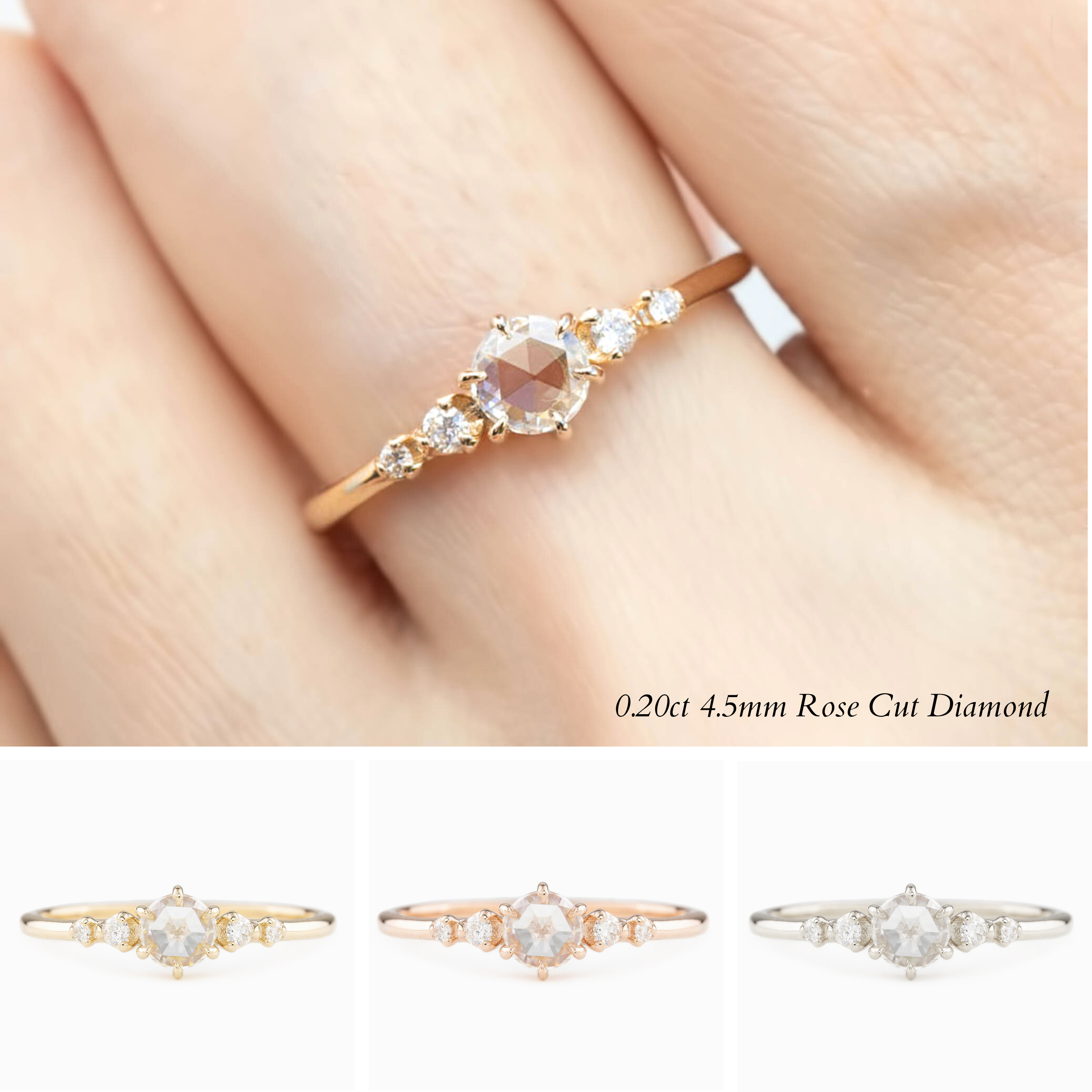 Mila Round Diamond Ring
