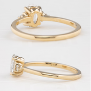 Emilie Oval Diamond Ring
