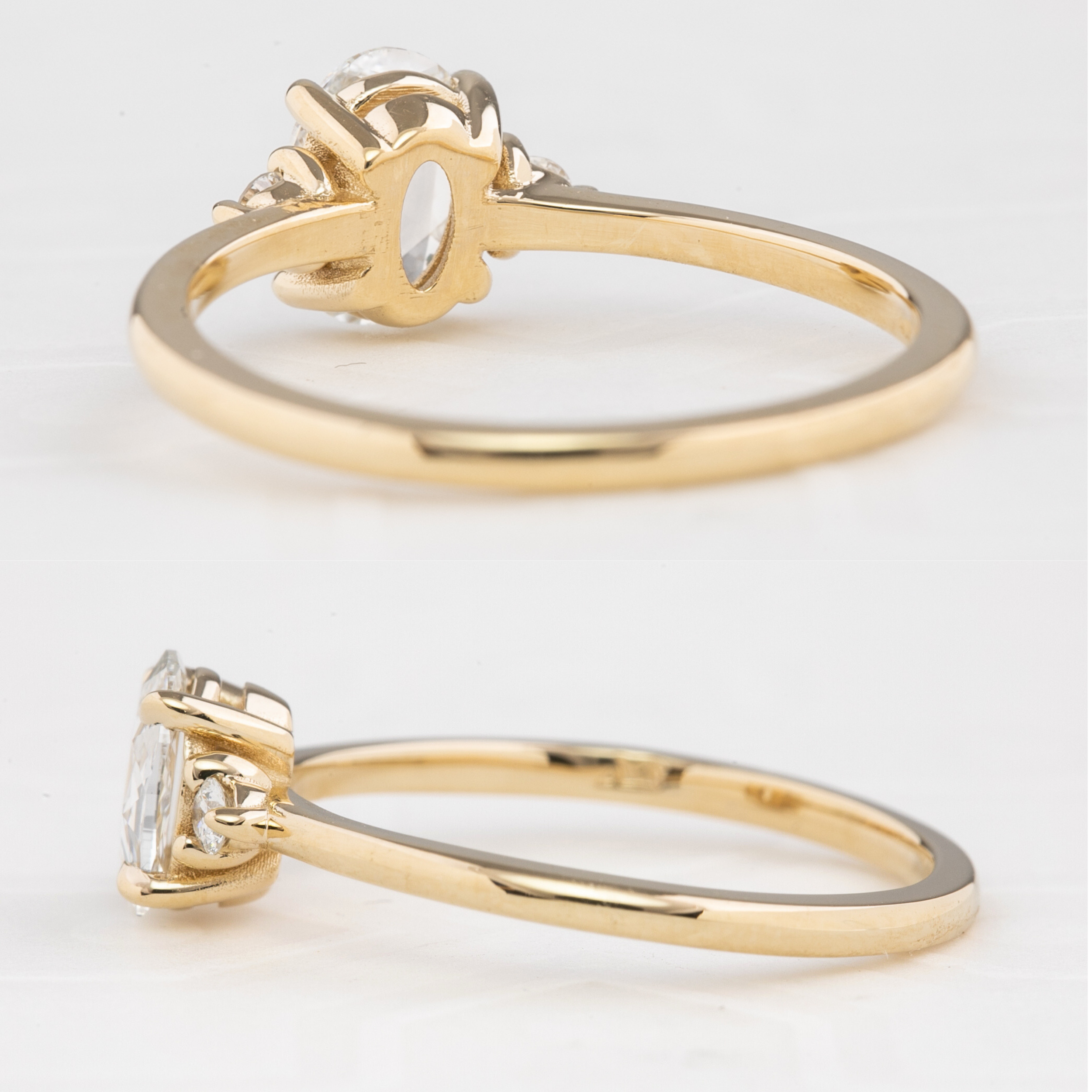 Emilie Oval Diamond Ring