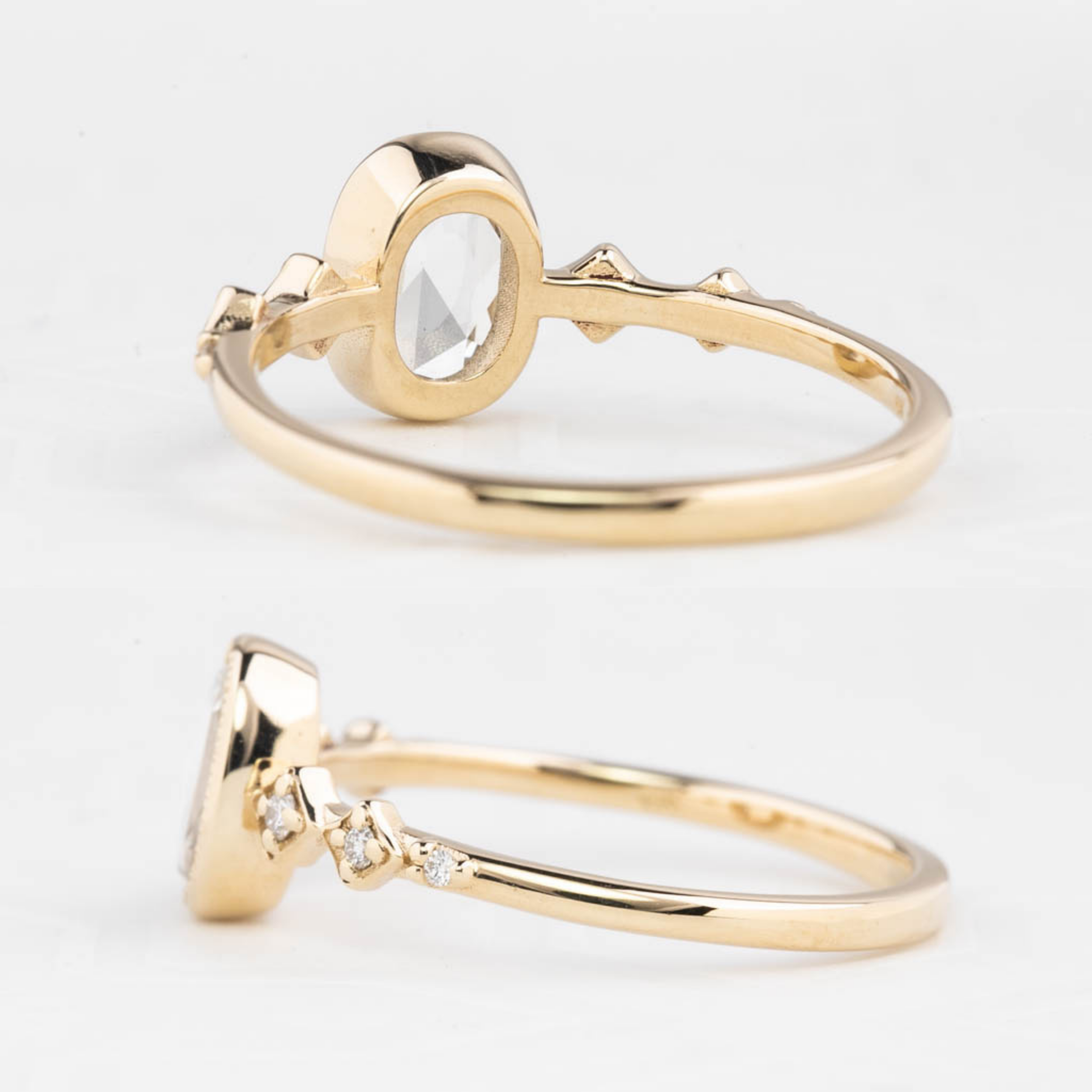 Celeste Oval Diamond Ring