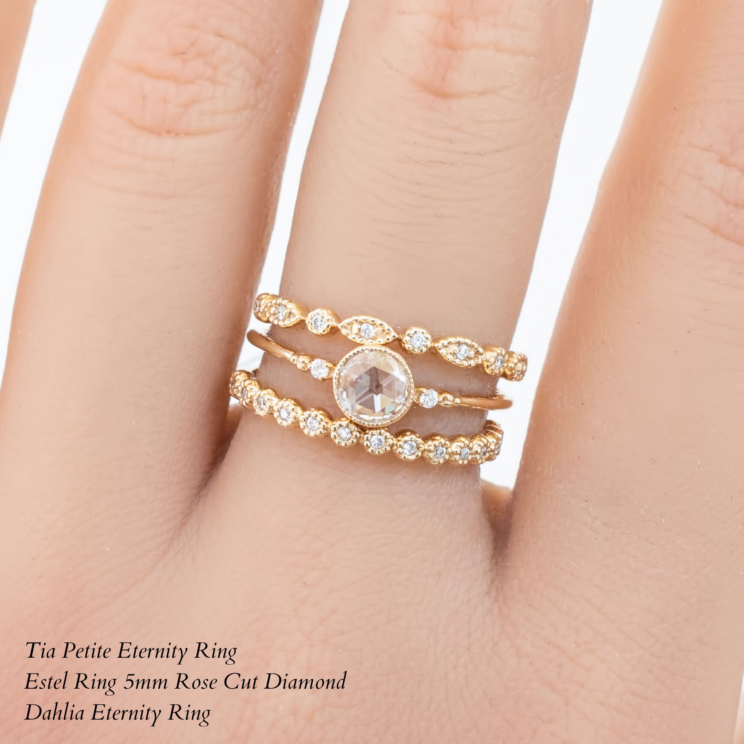 Estel Bezel Round Diamond Ring