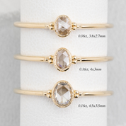 Iris Oval Diamond Ring