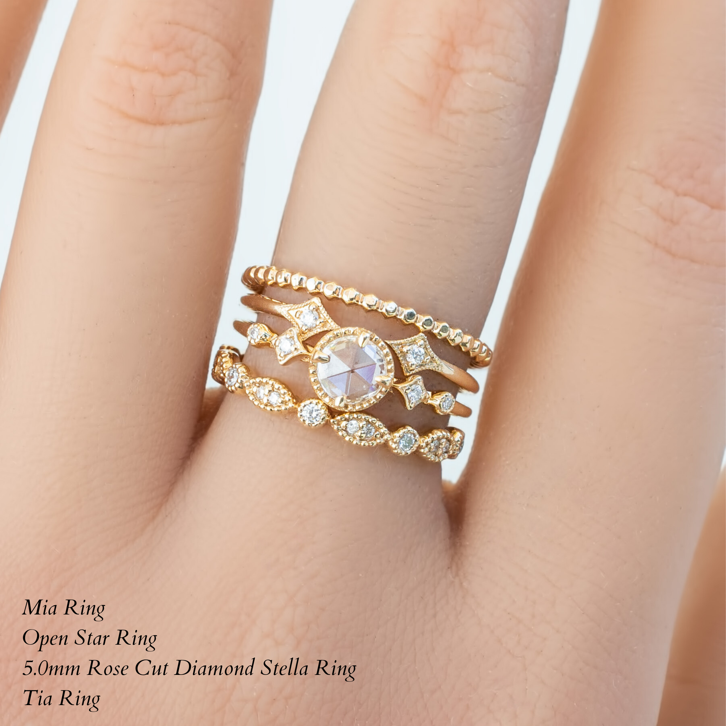 Stella Round Diamond Ring