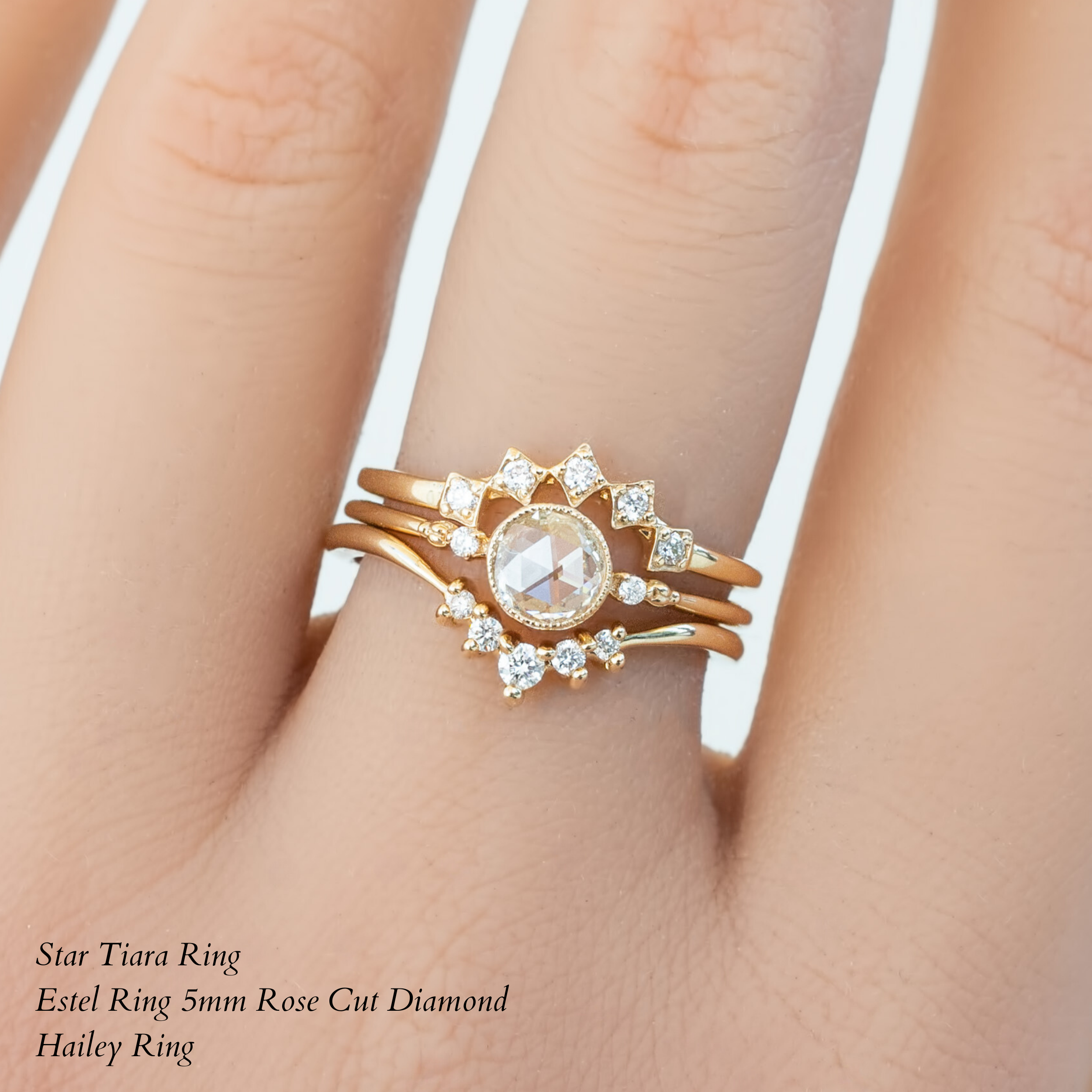 Estel Bezel Round Diamond Ring