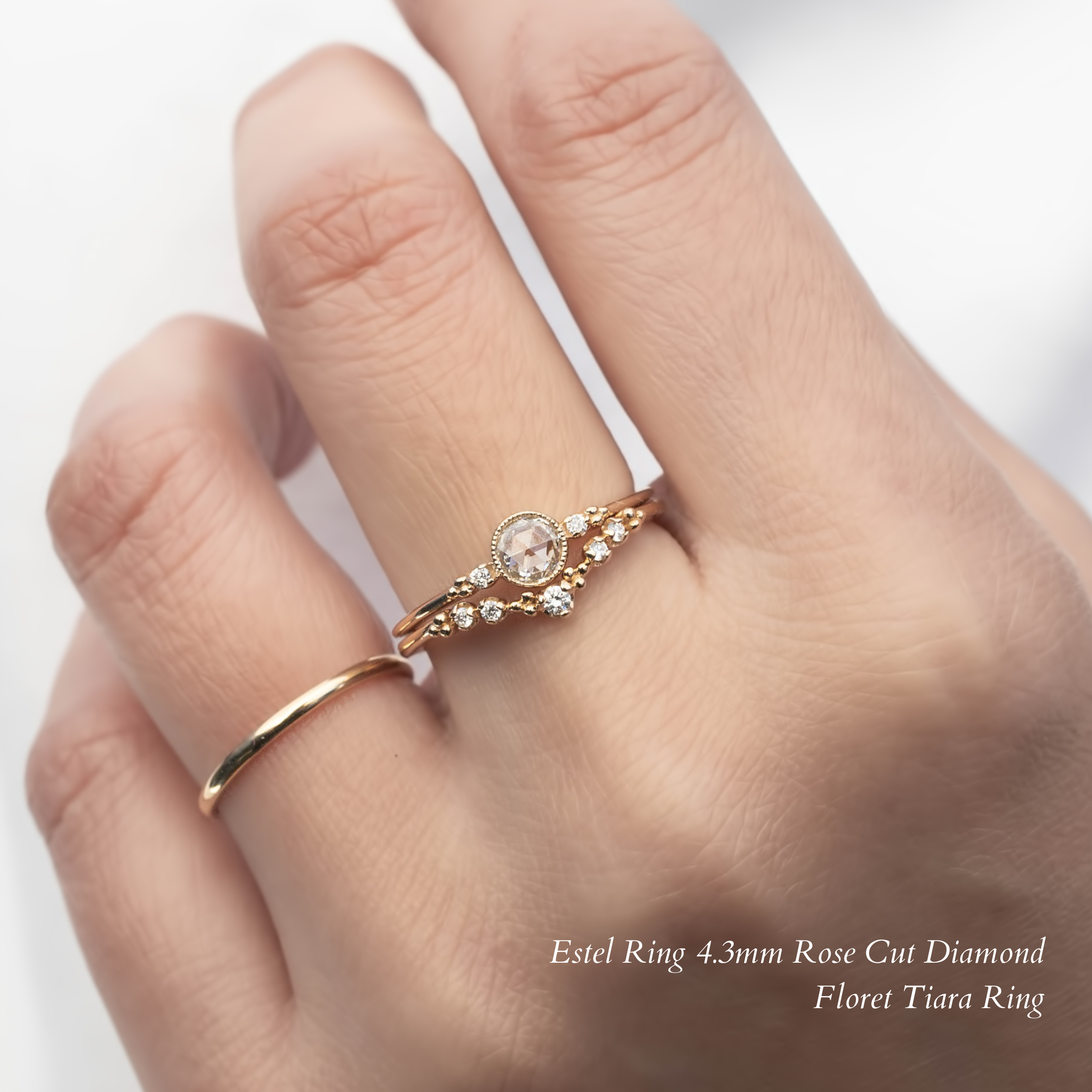Estel Bezel Round Diamond Ring