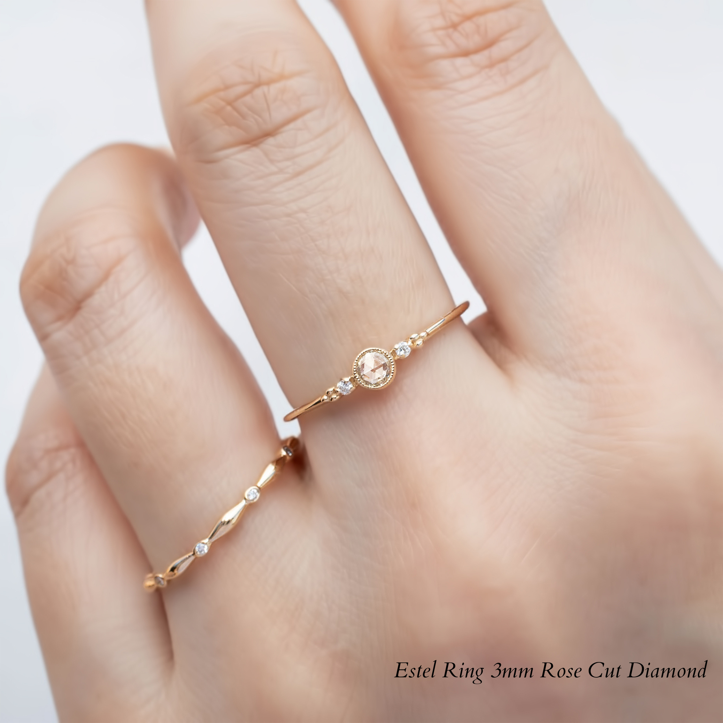 Estel Bezel Round Diamond Ring