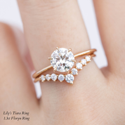 Floryn Round Diamond Ring