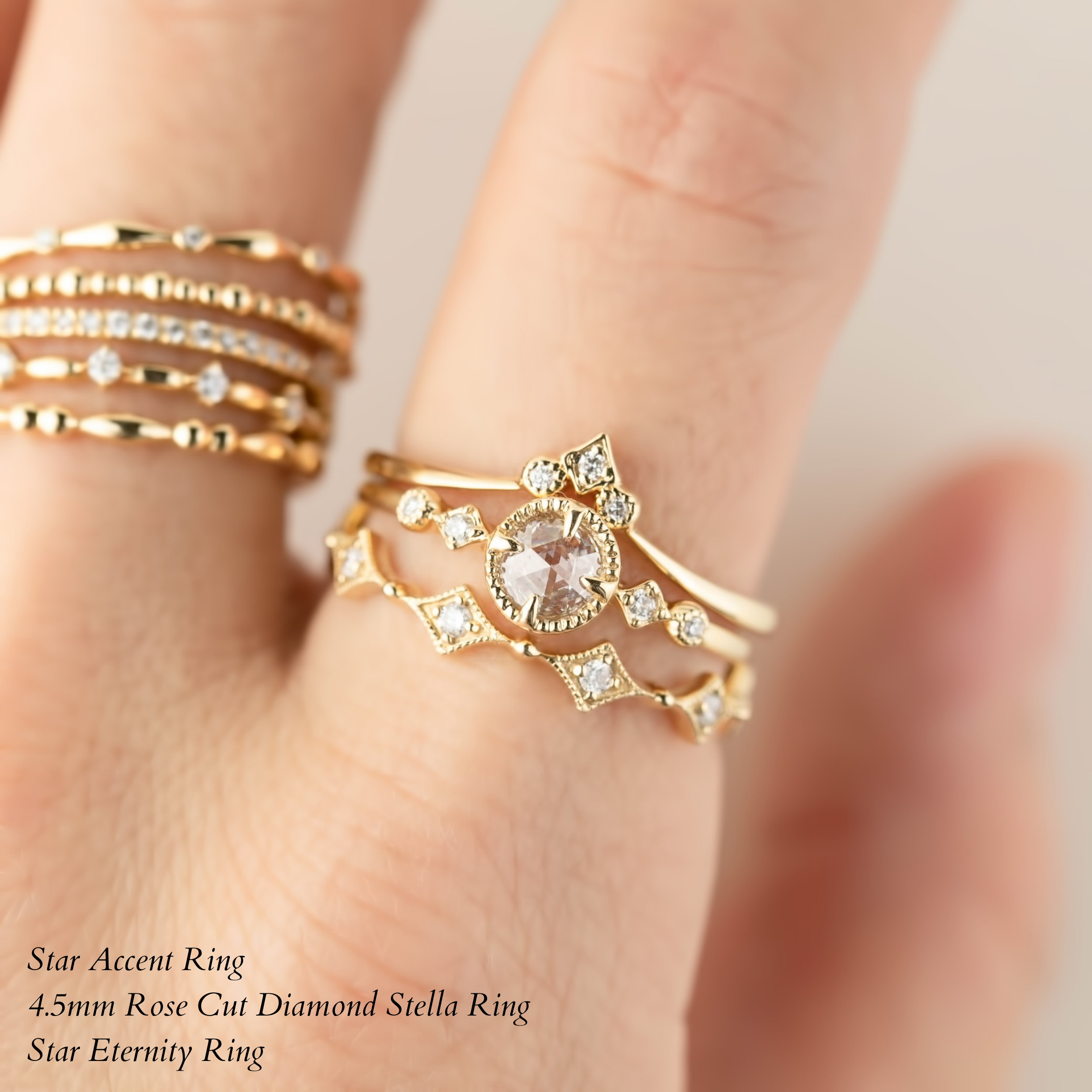 Stella Round Diamond Ring
