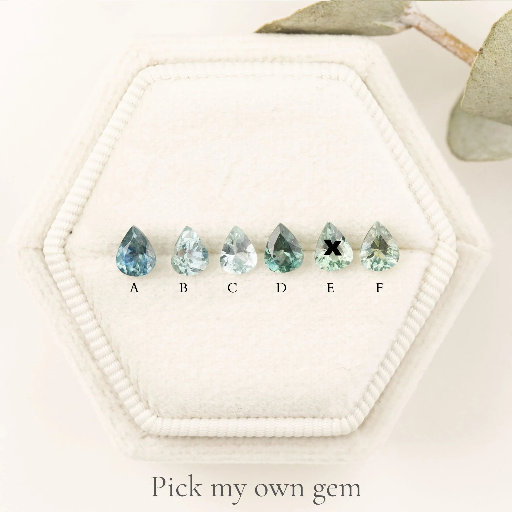 0.35ct Calibrated Pear Montana Sapphire (5x4mm) CS185