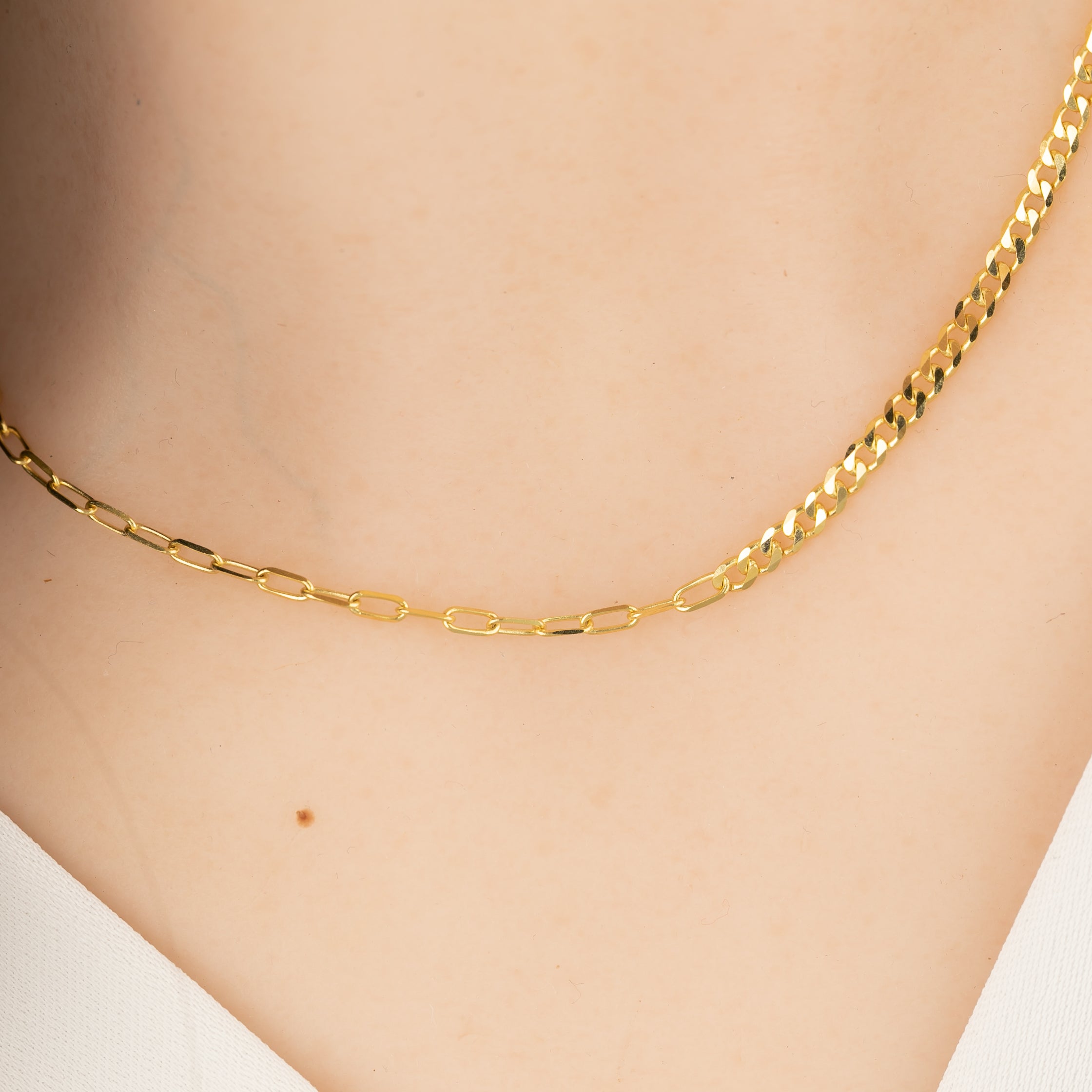 Curb & Paperclip Chain