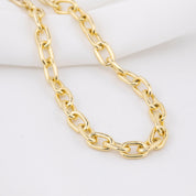 Elongated Cable Chain Bracelet
