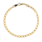 Elongated Cable Chain Bracelet