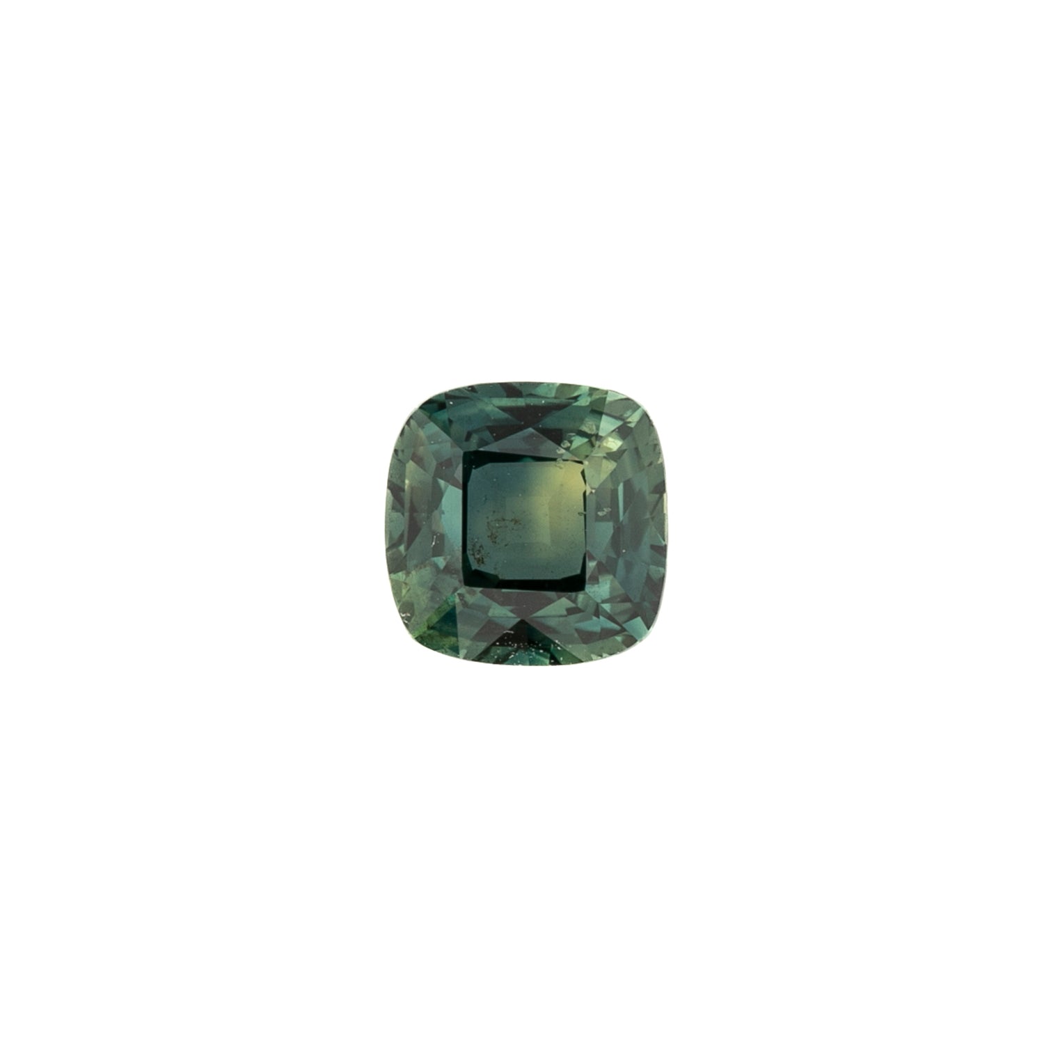 1.63ct Cushion Cut Parti Blue Green Madagascar Sapphire SF393